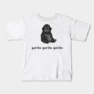 gorilla gorilla gorilla Kids T-Shirt